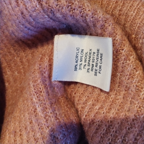 Philosophy Mock turtleneck Oversized Cozy Knit Sweater S - Picture 7 of 9